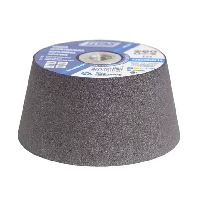 Чаша шлифовальная абразивная коническая ТМ ""TITAN ABRASIVE"" С 46/100мм/М14 - 126567