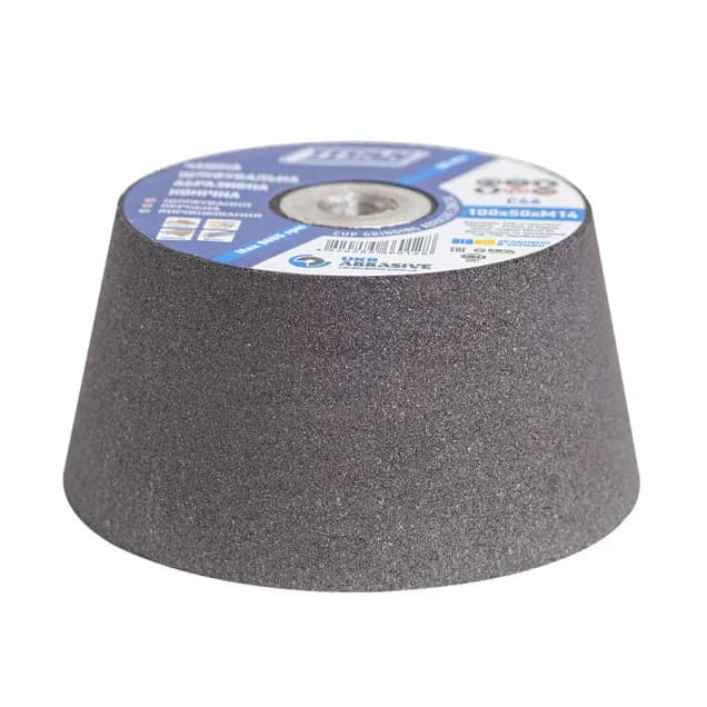 Чаша шлифовальная абразивная коническая ТМ ""TITAN ABRASIVE"" С 46/100мм/М14 - 068603370
