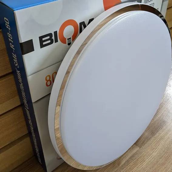 Светильник люстра с светодиодным пультом 80Вт BIOM SMART SML-R18-80 - 127954