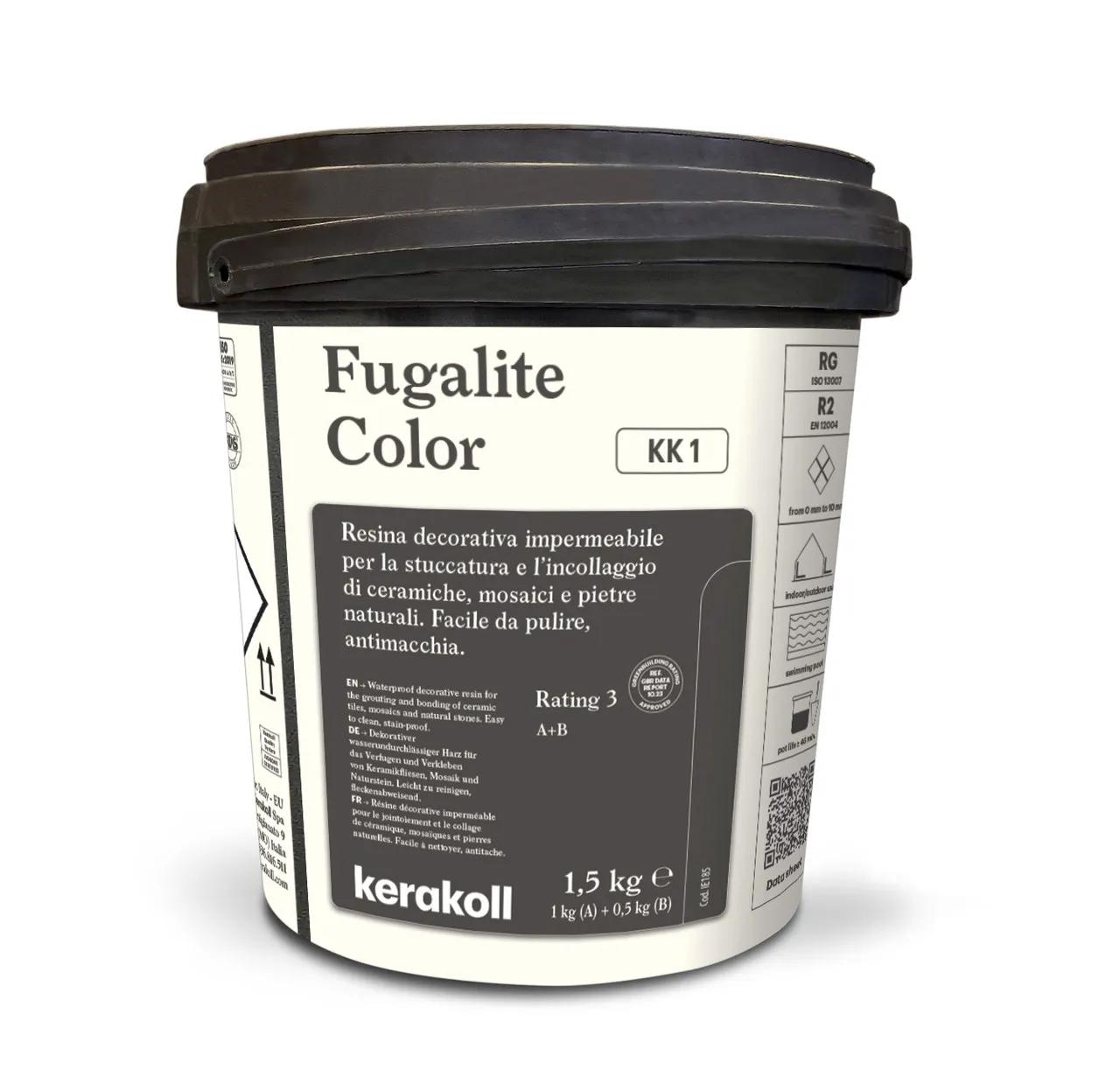 Епоксидна затирка Kerakoll Fugalite Color 1.5 кг колір КК1 (KK1) - 128736