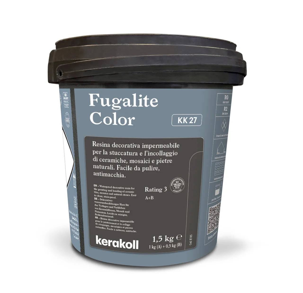 Епоксидна затирка Kerakoll Fugalite Color 1.5 кг колір КК27 (KK27) - 128752
