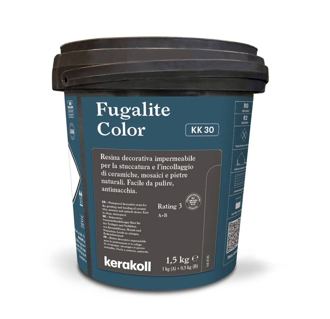 Епоксидна затирка Kerakoll Fugalite Color 1.5 кг колір КК30 (KK30) - 128756