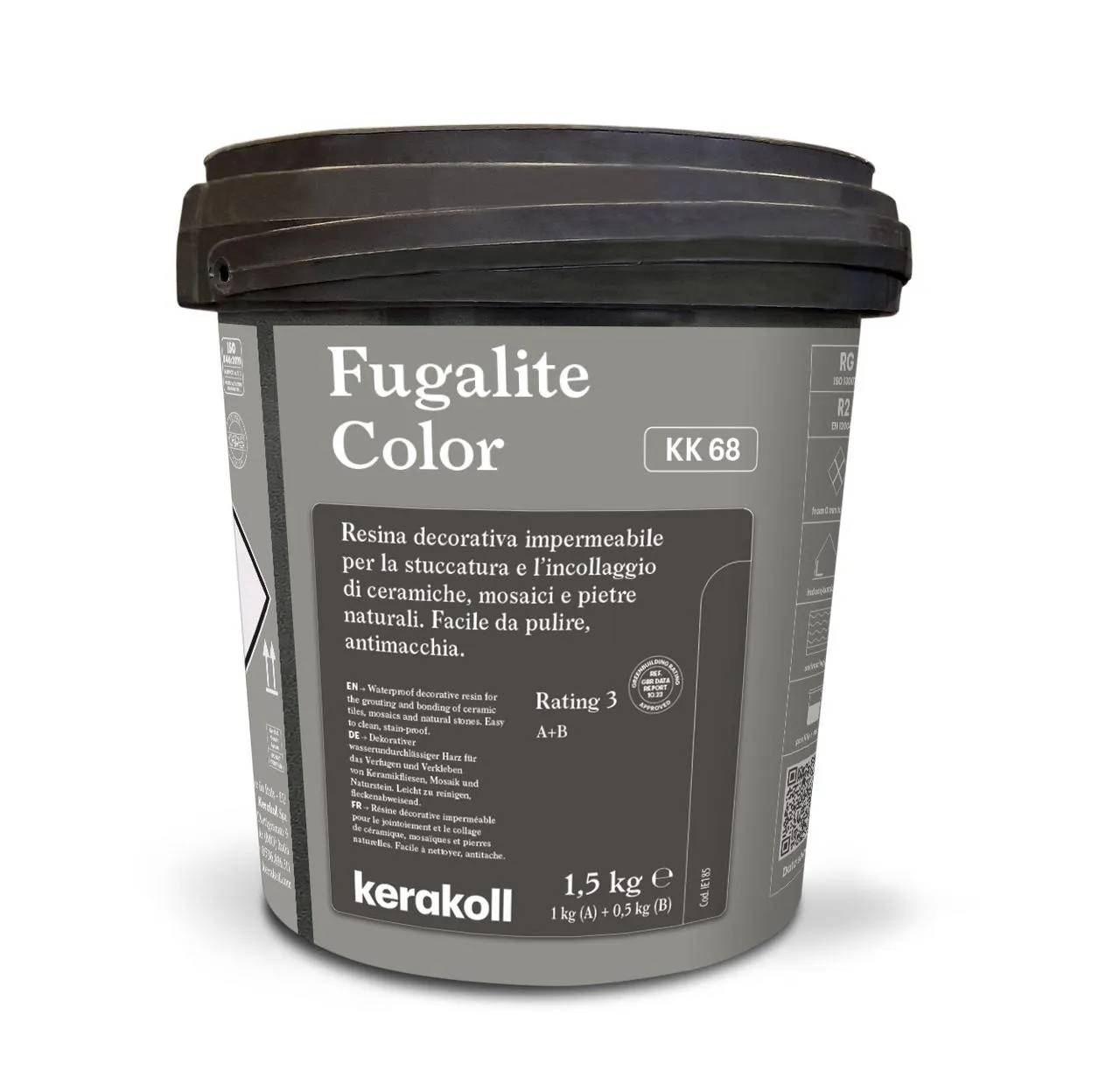 Епоксидна затирка Kerakoll Fugalite Color 1.5 кг колір КК68 (KK68) - 128768