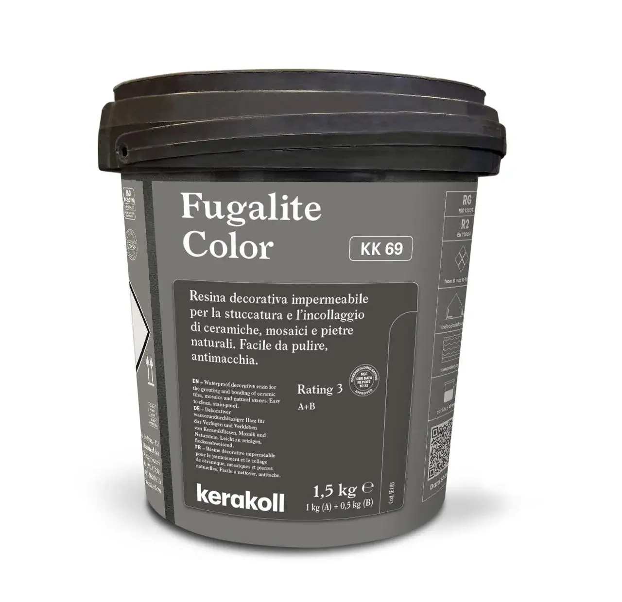 Епоксидна затирка Kerakoll Fugalite Color 1.5 кг колір КК69 (KK69) - 128770