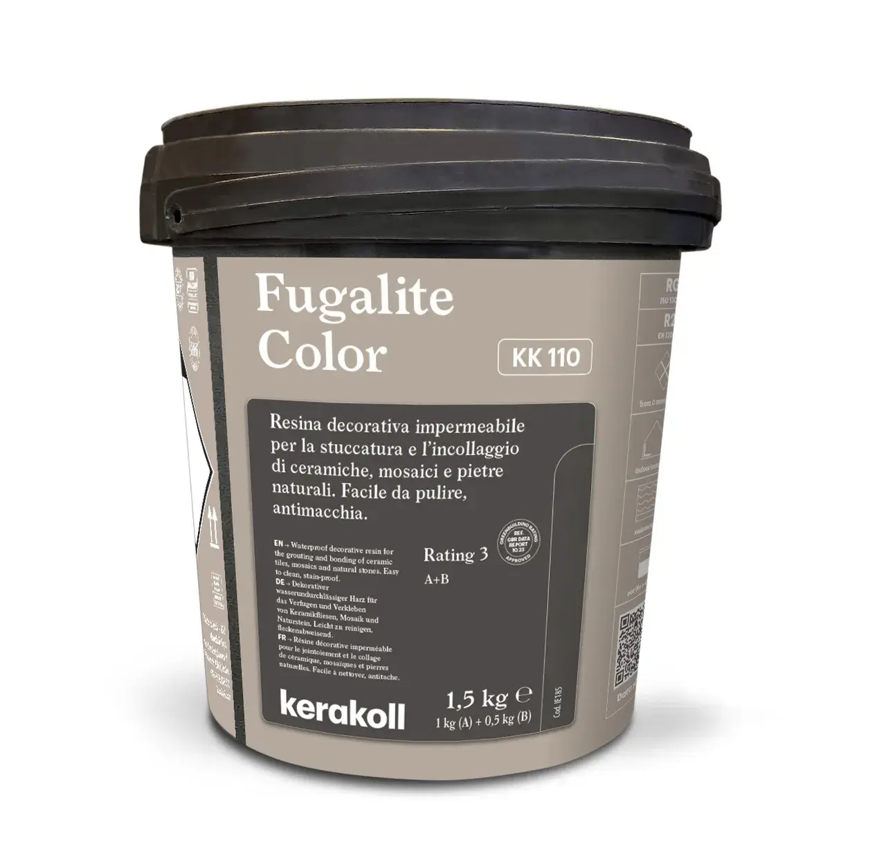 Епоксидна затирка Kerakoll Fugalite Color 1.5 кг колір КК110 (KK110) - 128804