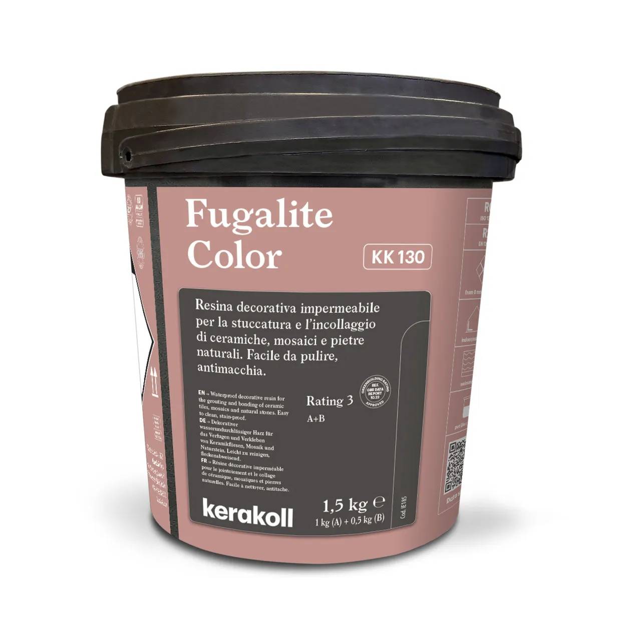 Епоксидна затирка Kerakoll Fugalite Color 1.5 кг колір КК130 (KK130) - 128812