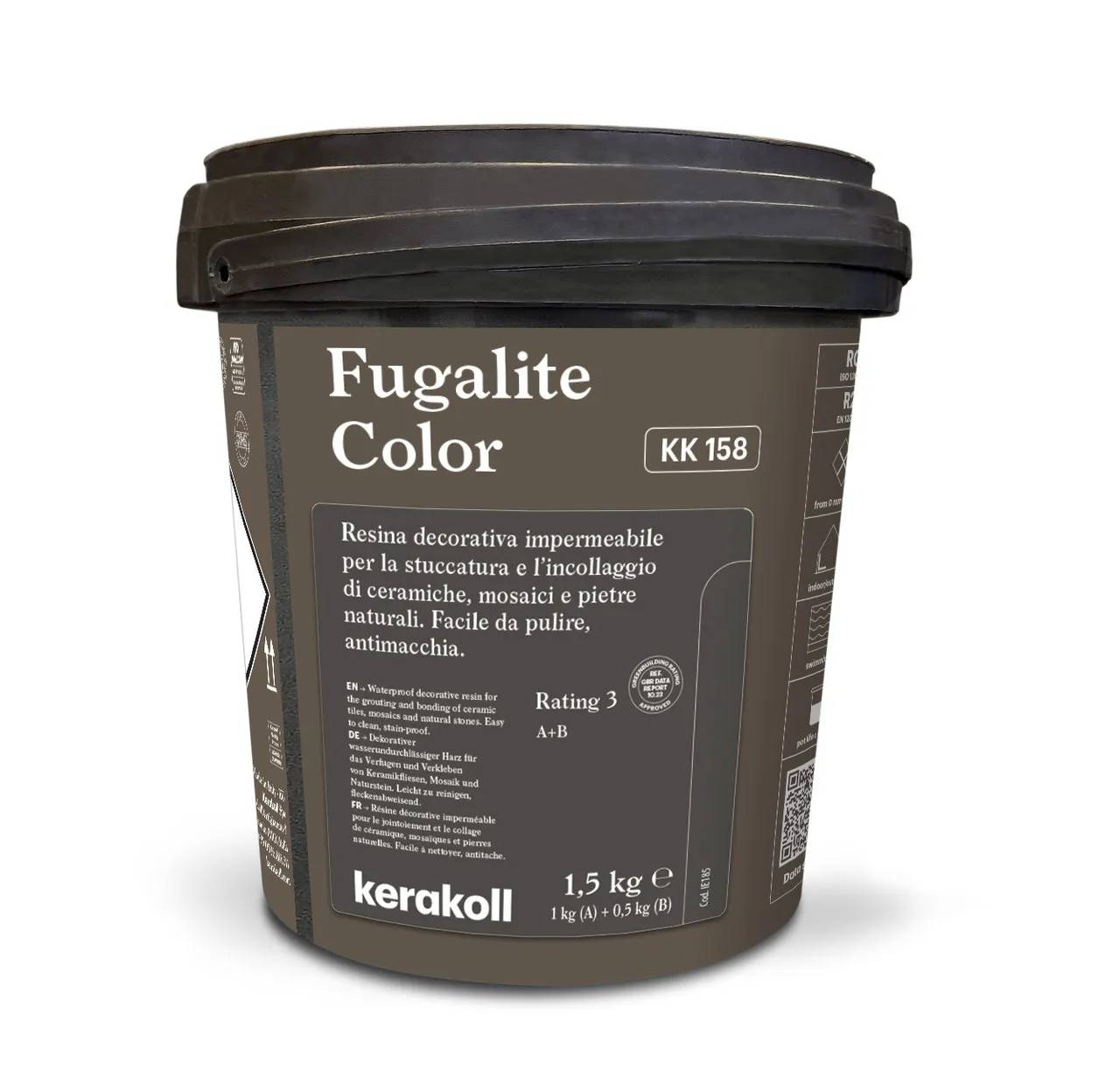 Епоксидна затирка Kerakoll Fugalite Color 1.5 кг колір КК158 (KK158) - 128832