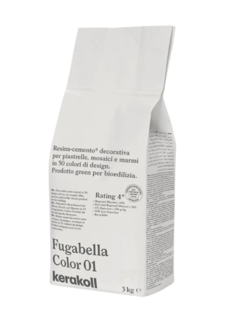 Фуга для швів Kerakoll Fugabella Color 1 (3 кг) (KFG1) - 128834