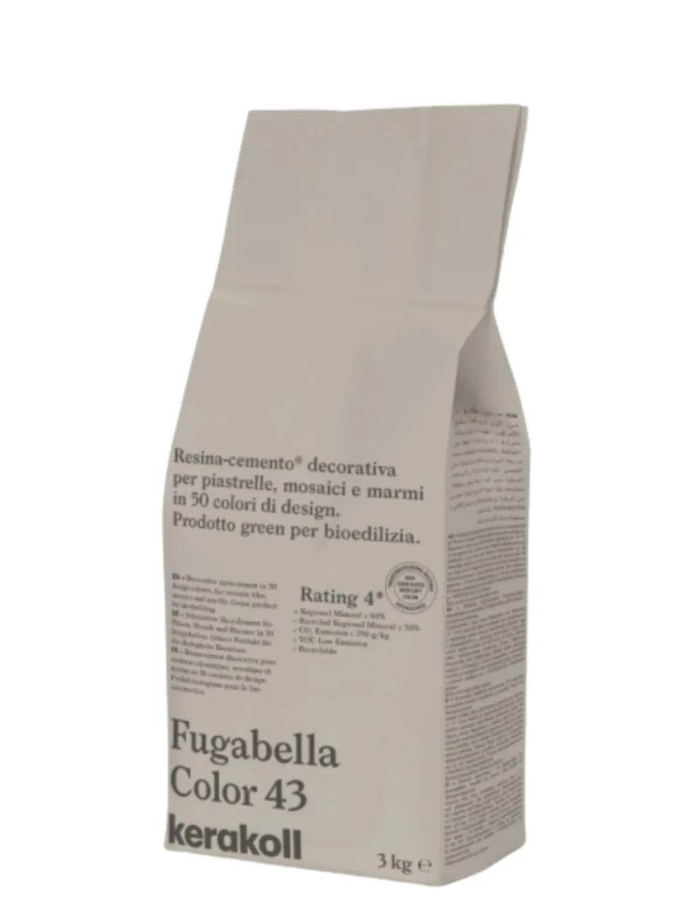 Фуга для швів Kerakoll Fugabella Color 43 (3 кг) (KFG43) - 128916