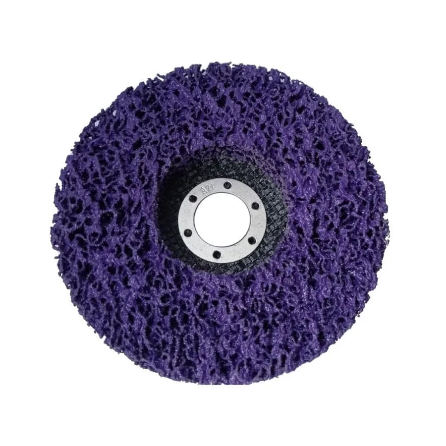 Круг нетканый зачистной корал TITAN ABRASIVE 125*22.23 (P46) T27 жорсткий/hard (упаковка 20 шт.) - 385676271