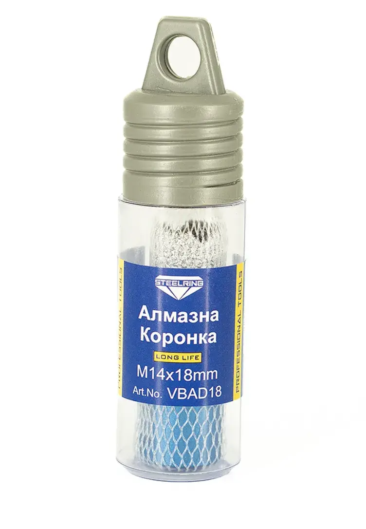 Коронка алмазная Steelring Blue M14x18 (VBAD18) - 129246