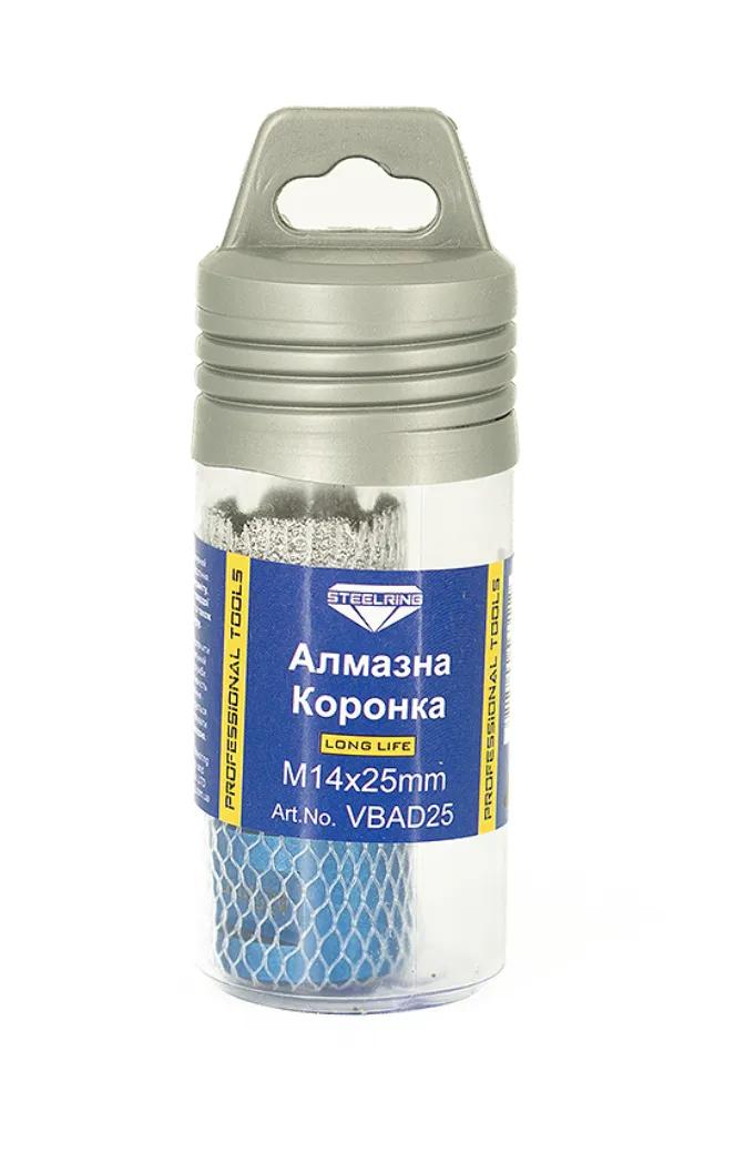 Коронка алмазна Steelring Blue M14x25 (VBAD25) - 129257