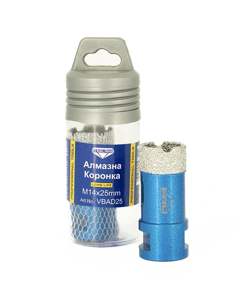 Коронка алмазна Steelring Blue M14x25 (VBAD25) - 129259