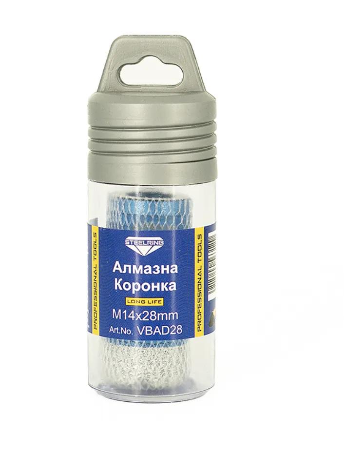 Коронка алмазная Steelring Blue M14x28 (VBAD28) - 129261