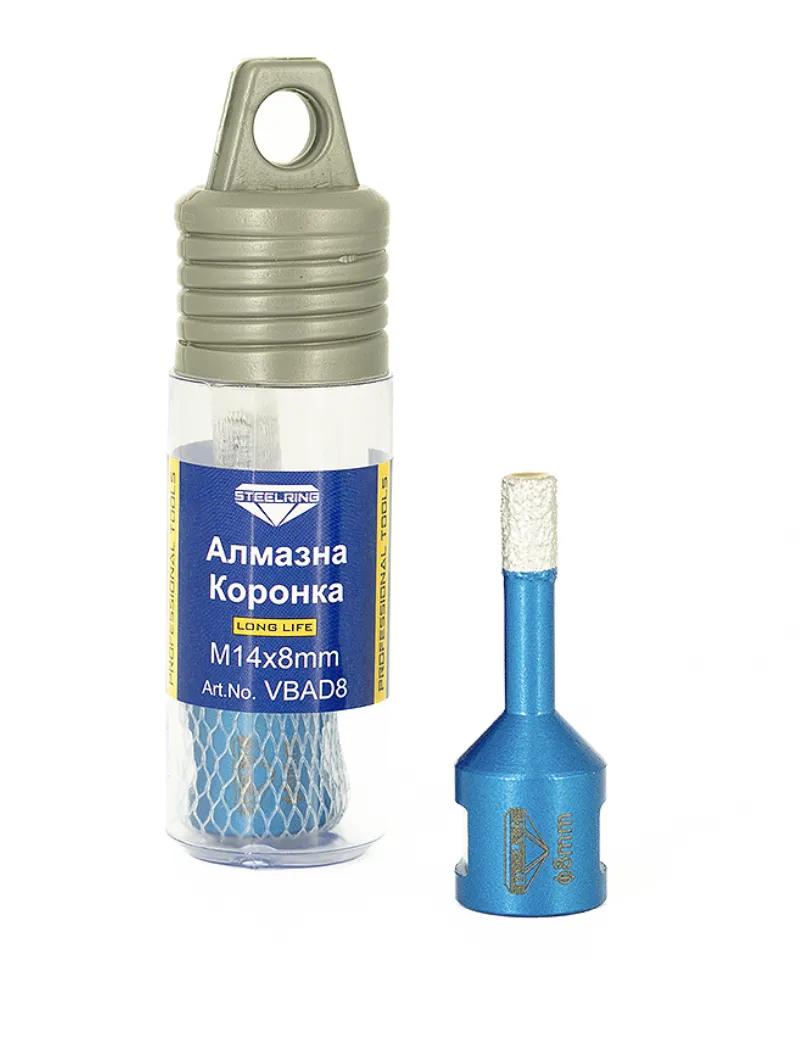 Коронка алмазная Steelring Blue M14x68 (VBAD68) - 129323
