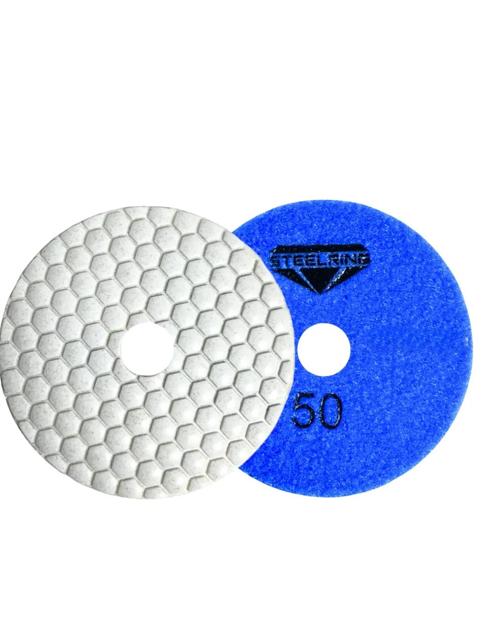 Комплект алмазних шліфувальних дисків STEELRING 100 мм №50, 100, 200 (DUDPKOM) - 129487