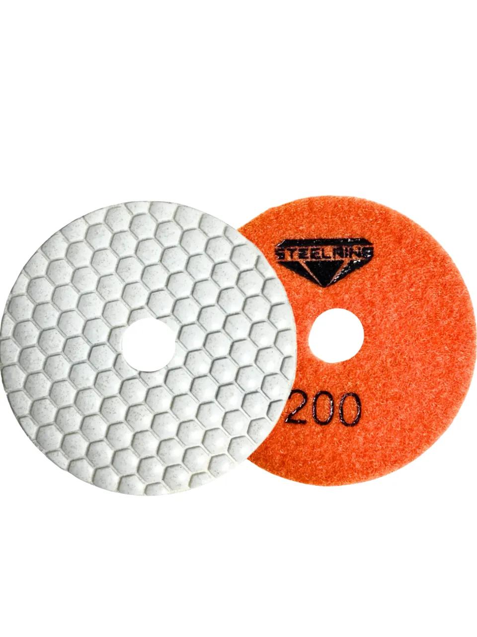 Комплект алмазних шліфувальних дисків STEELRING 100 мм №50, 100, 200 (DUDPKOM) - 129488