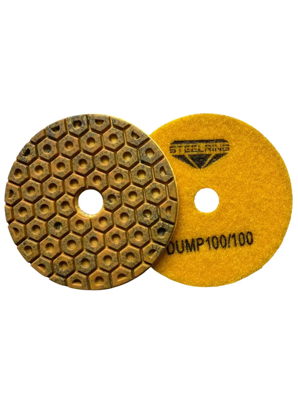 Алмазний шліфувальний диск (черепашка) 100 мм №100 STEELRING (DUMP100/100) - 129494