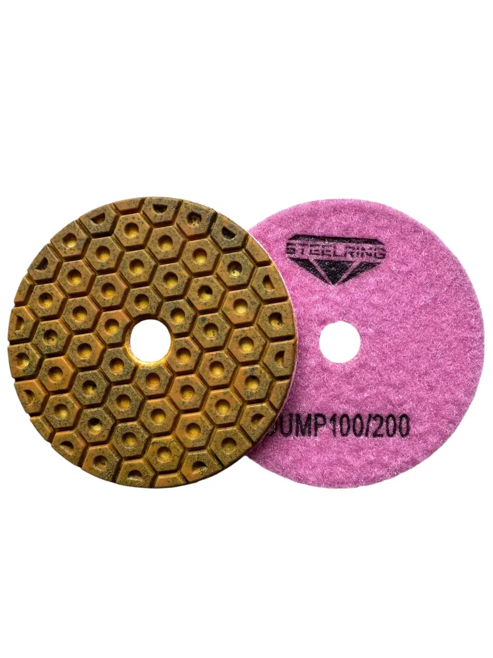 Алмазный шлифовальный диск (черепашка) 100 мм №200 STEELRING (DUMP100/200) - 129498