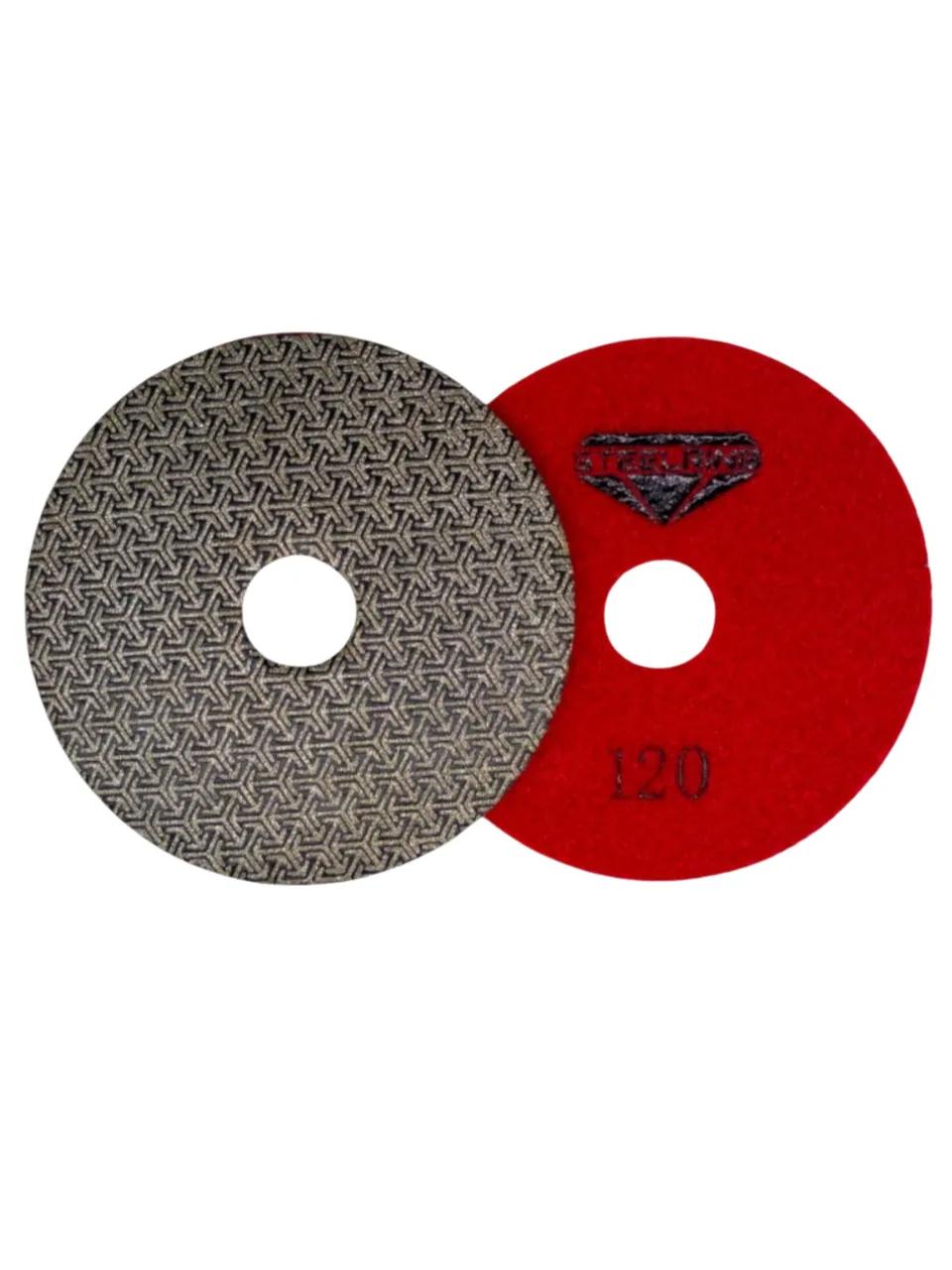 Гальванічний алмазний шліфувальний круг 100 мм, №120 STEELRING (DHEB120) - 129507