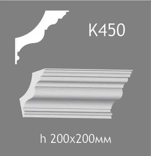 Карниз стельовий з гіпсу A7Studio К450 - 771336956