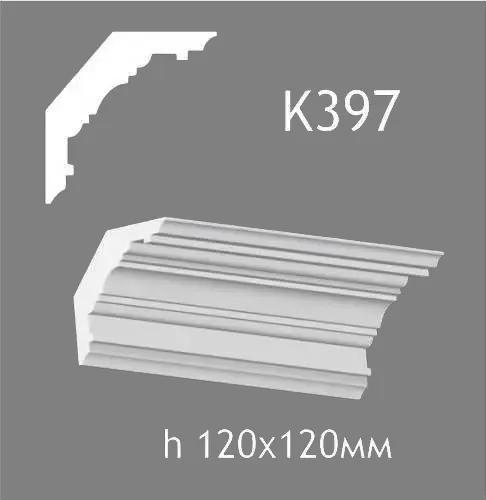 Карниз стельовий із гіпсу A7Studio К397 - 130751