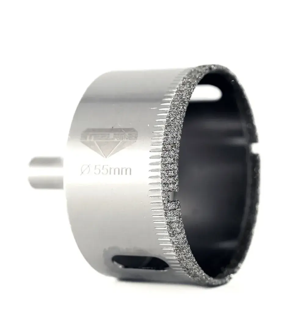 Алмазная коронка STEELRING 55 мм, под дрель (ETS55) - 130798