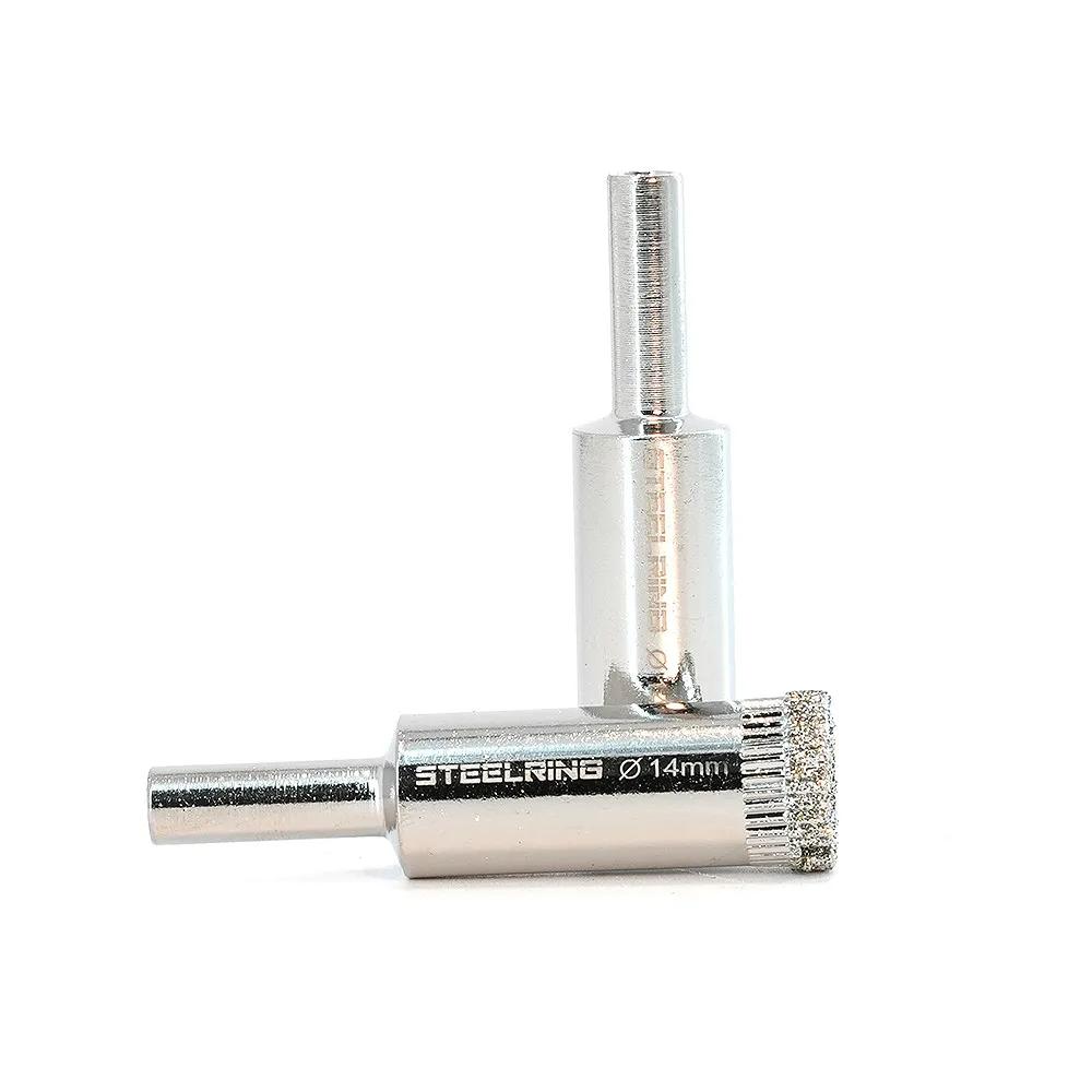 Алмазная гальваническая коронка Steelring D14 под дрель (STS14) - 130843