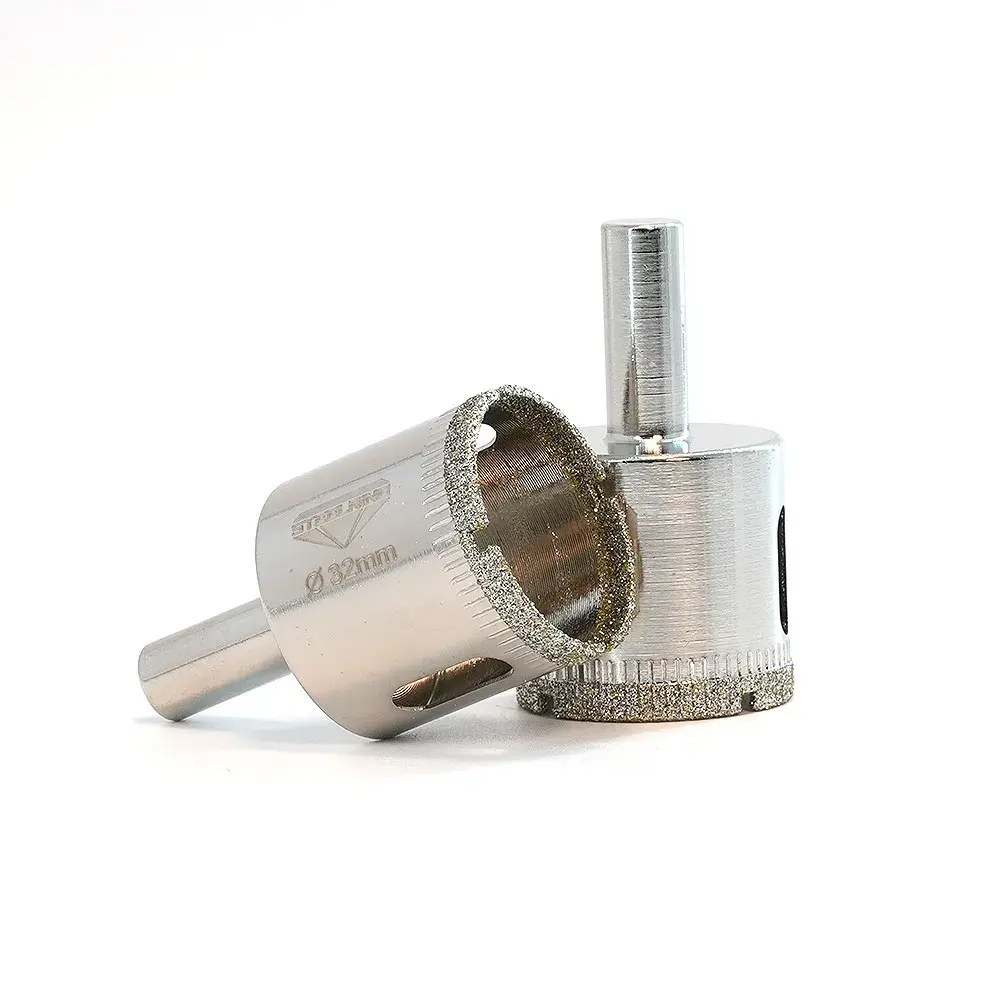 Алмазная гальваническая коронка Steelring D32 под дрель (STS32) - 130883
