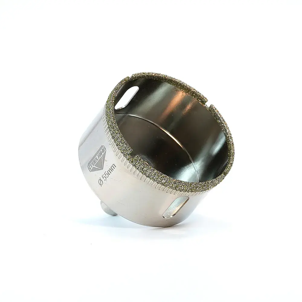 Алмазная гальваническая коронка Steelring D55 под дрель (STS55) - 130907
