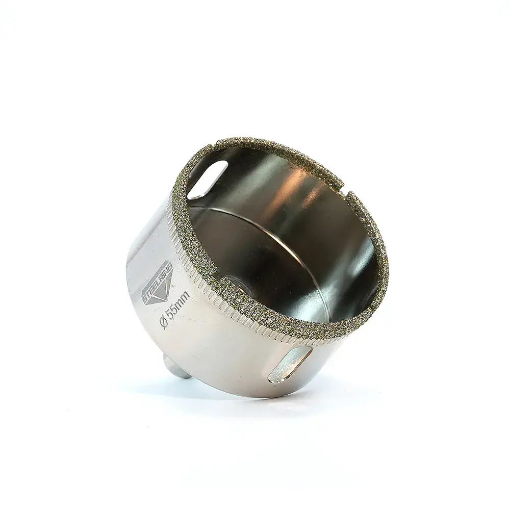 Алмазная гальваническая коронка Steelring D55 под дрель (STS55) - 130910