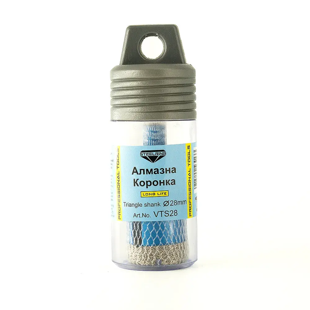 Алмазная коронка Steelring Blue под дрель 28мм (VTS28) - 131049