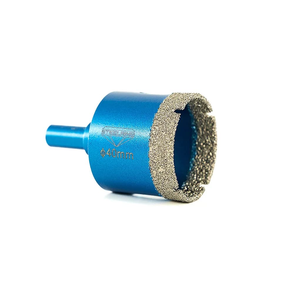 Алмазная коронка Steelring Blue под дрель 40мм (VTS40) - 361418133