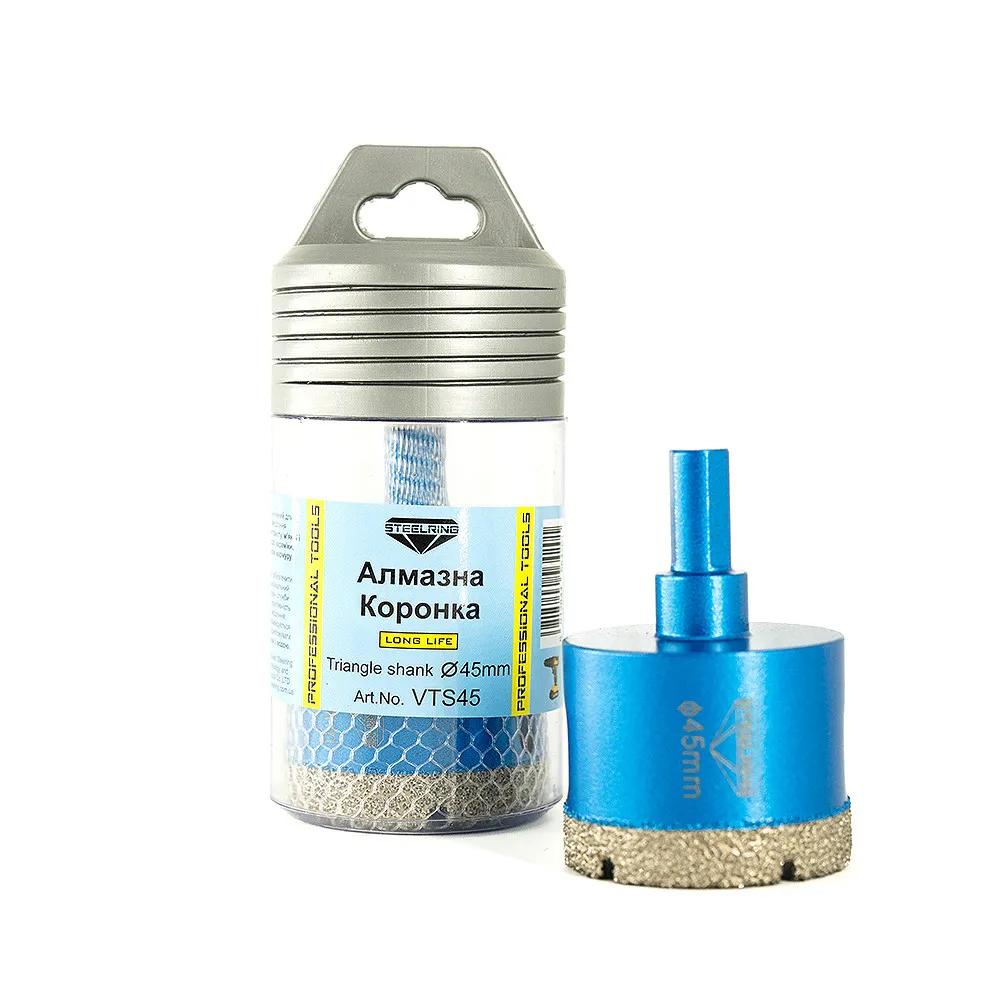 Алмазна коронка Steelring Blue під дриль 45мм (VTS45) - 131086