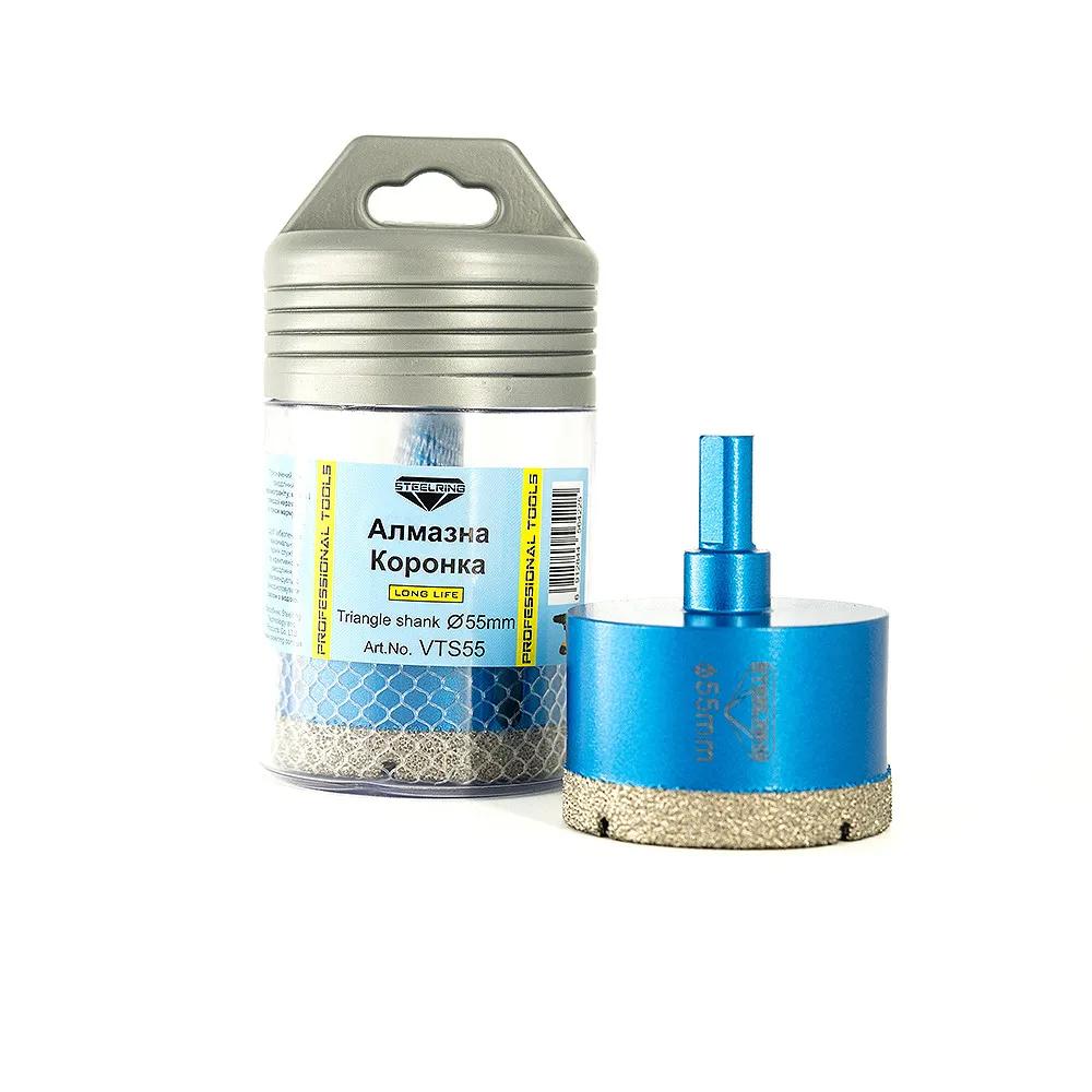 Алмазна коронка Steelring Blue під дриль 55мм (VTS55) - 131092