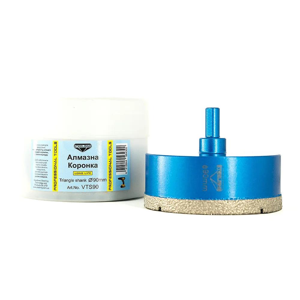 Алмазна коронка Steelring Blue під дриль 90мм (VTS90) - 131132