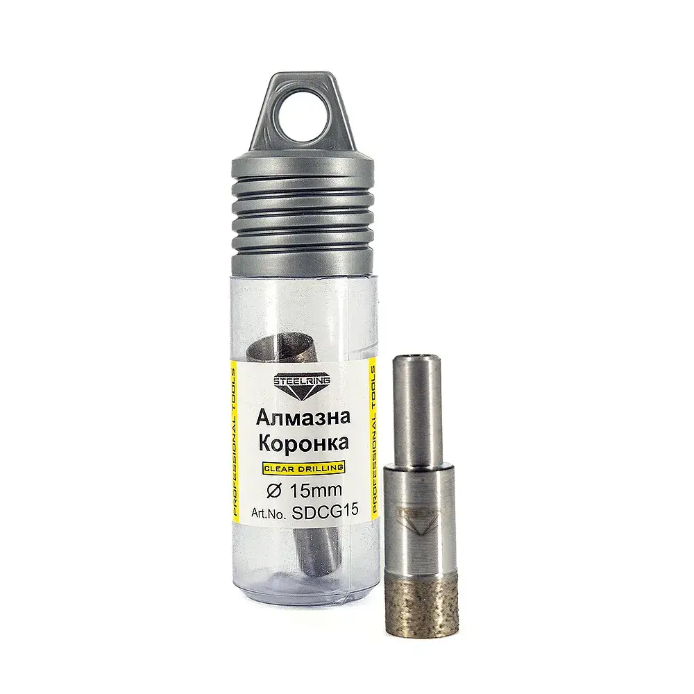Алмазная коронка Steelring Perfect под дрель 15мм (SDCG15) - 131168
