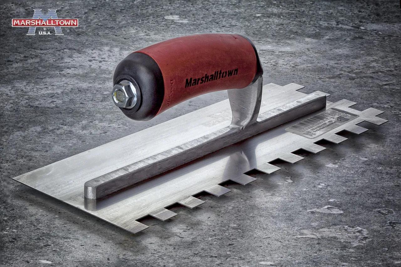 Професійний зубчастий шпатель зуб 13мм MARSHALLTOWN 280 x 114 мм - 131408