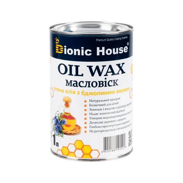Масловоск для древа «Oil Wax» БЕСЦВЕТНЫЙ 1л - 131495