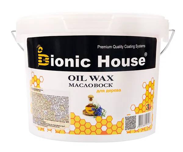 Воскова Олія для деревини (масловоск) «Oil Wax» БЕЗБАРВНИЙ 3л - 131496