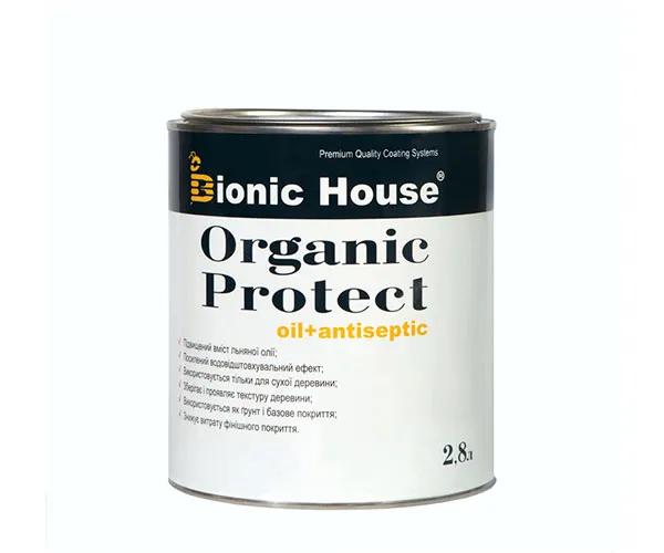 «Organic Protect - Oil» Олія-антисептик, захисне просочення для дерева 2,8л - 131513