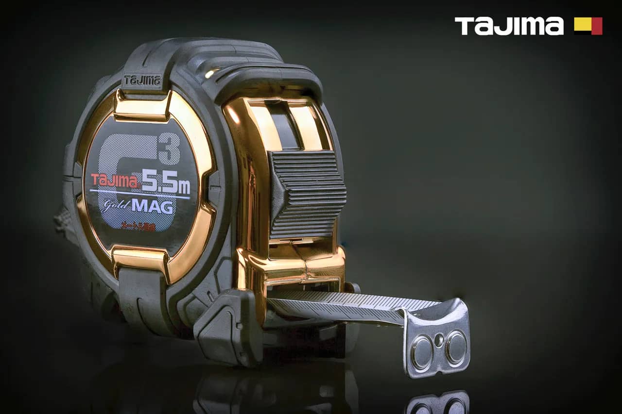 Рулетка строительная 5,5м х 25мм TAJIMA G3 LOCK ударопрочная магнитная - 131761