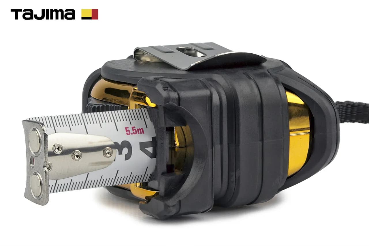 Рулетка будівельна 5,5м х 25мм TAJIMA G3 LOCK ударостійка магнітна - 330273713