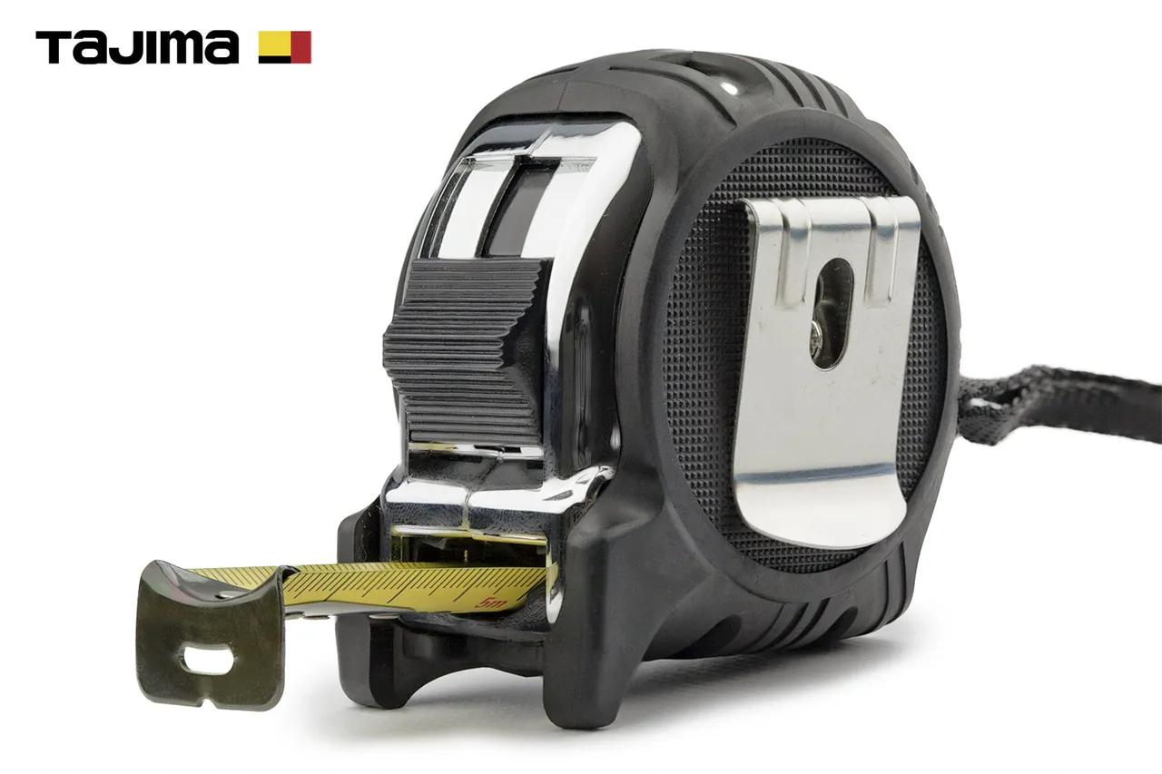 Рулетка строительная 5м х 25мм TAJIMA (Япония) GOATU G LOCK ударопрочная усиленная лента - 131773