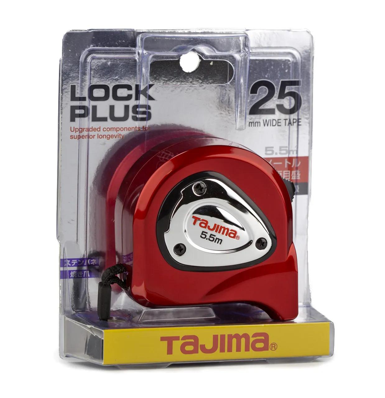 Рулетка будівельна 5,5м х 25мм TAJIMA (Японія) LOCK PLUS водостійка - 131802