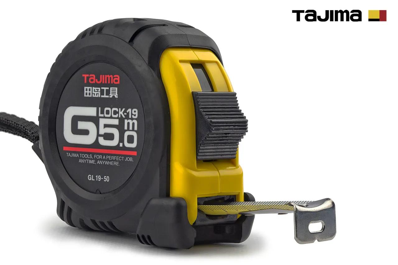 Рулетка будівельна 5м х 19мм TAJIMA (Японія) G LOCK GL19-50 ударостійка - 131855