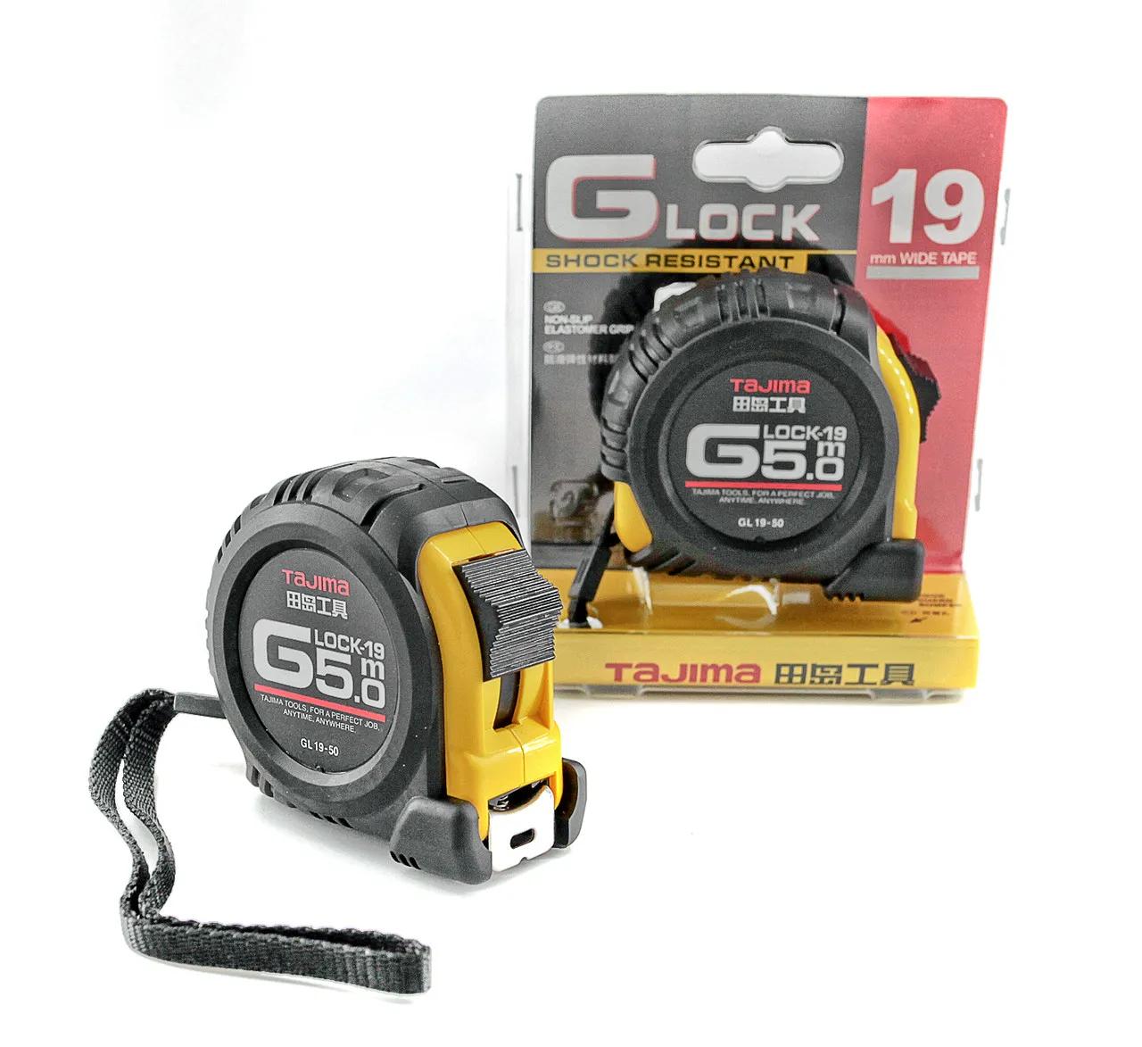 Рулетка будівельна 5м х 19мм TAJIMA (Японія) G LOCK GL19-50 ударостійка - 131861