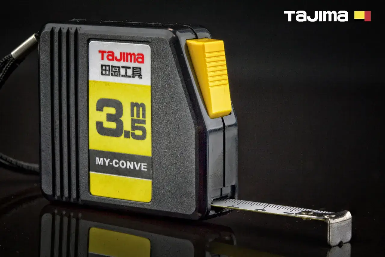 Рулетка будівельна 3,5м х 13мм TAJIMA (Японія) MY-CONVE MY-35 - 131883