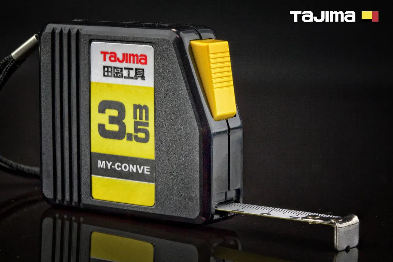 Рулетка будівельна 3,5м х 13мм TAJIMA (Японія) MY-CONVE MY-35 - 131883