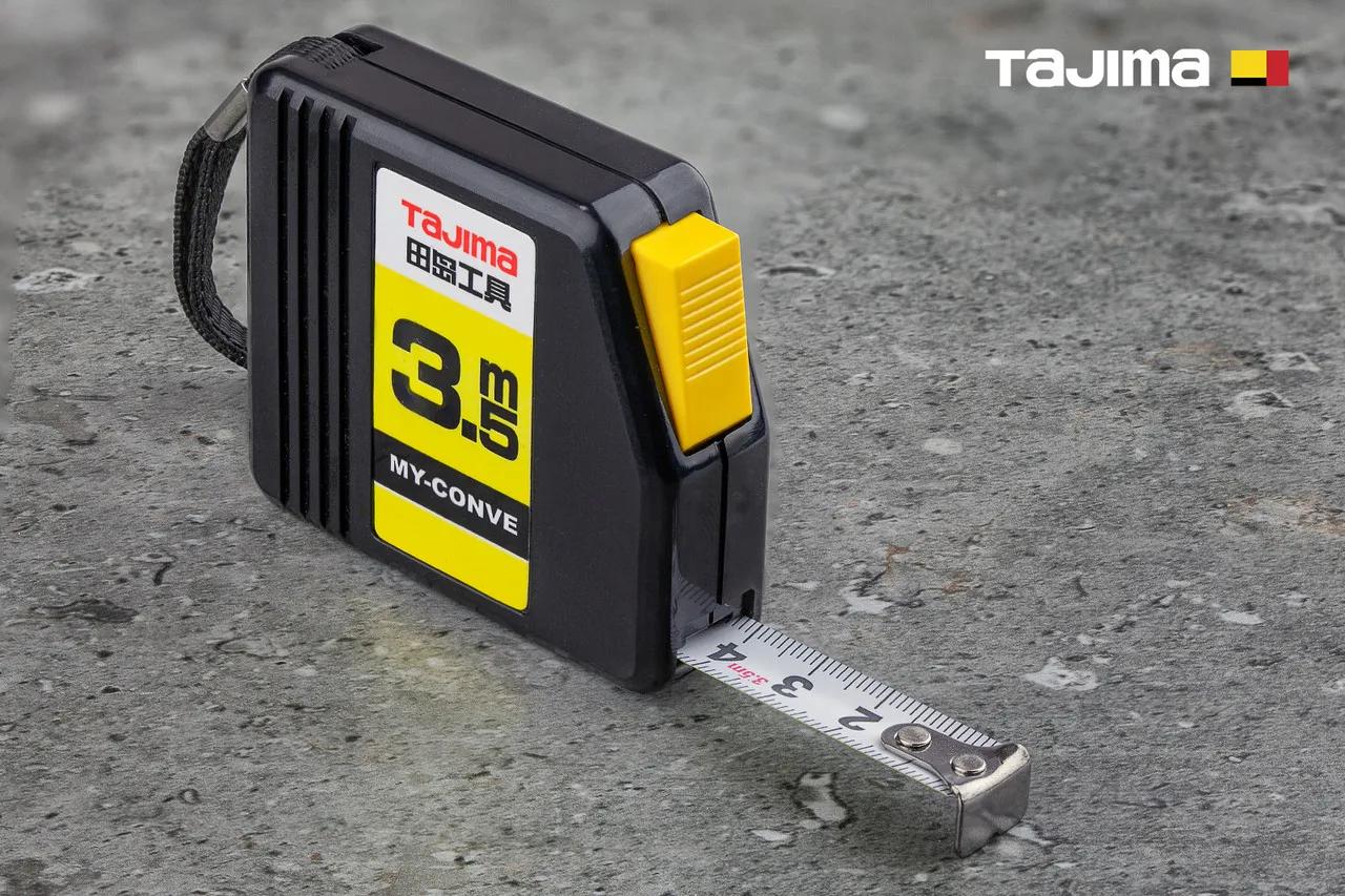 Рулетка будівельна 3,5м х 13мм TAJIMA (Японія) MY-CONVE MY-35 - 131884
